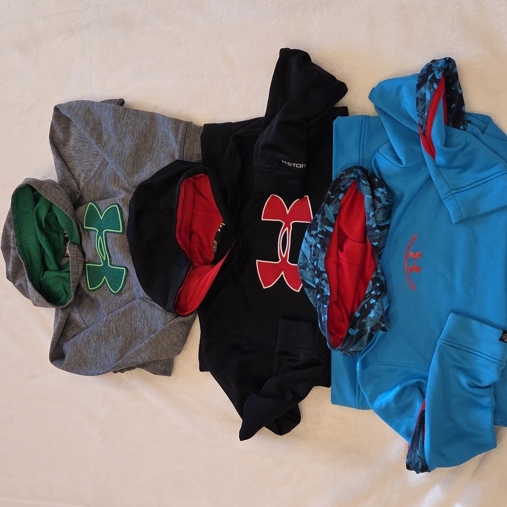 Bundle of 3 Under Armour Hoodies